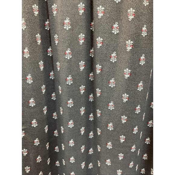 Garnet Hill Floral MIDI Skirt size S Flowy pockets Boho Career Modest pull‎ on - Picture 3 of 10